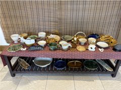 館内に秋の設えをしています