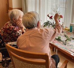 母の日のフラワーアレンジメント