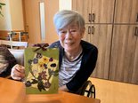 押し花で素敵な作品ができあがりました♪【8月園芸療法】