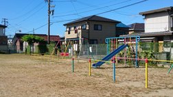 近くには公園。毎日散歩します。