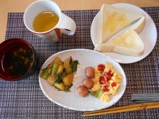 朝からしっかりと