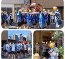 ⛩️ 玄関前に響く活気!江戸堀神輿がやってきました ✨