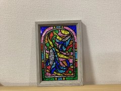 【デイサービスココファン東静岡】ステンドグラスづくりを行いました!