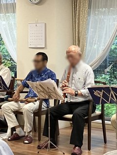心地よい音色でした!尺八演奏会!
