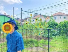 🌻ひまわりと🐠