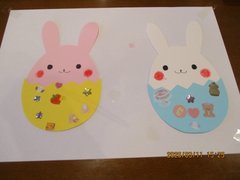 イースター飾り作り