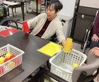 スーパー・コートプライム神石 色分けゲーム第二弾♪