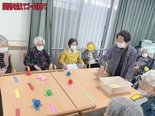 障害物を超えてゴール決めて!!