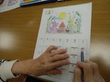 塗り絵カレンダー