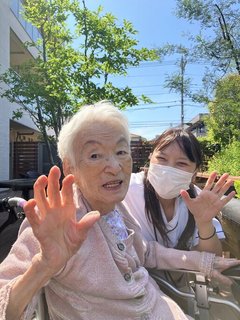 ホーム長とのひと時