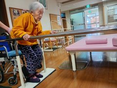 今日のリハビリ?「上出来かな!」