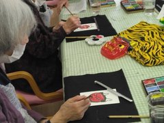 絵手紙教室開催 (^^)/