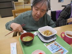 牛丼が出ました♪