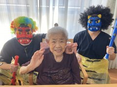 介護付有料老人ホームみんなの鳩ケ谷に鬼襲来