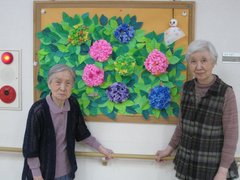 本物みたいな紫陽花