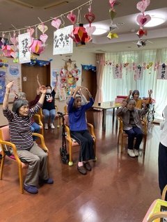 暑さに負けず体操教室!