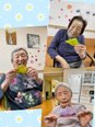 オレンジカフェで兜づくり