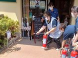 ALSOKグループホーム中野鷺で7/21日に消防訓練