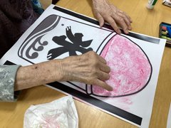 7月夏祭りの飾りなどつくりました♪