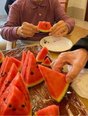 スイカ割り②