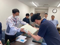 本日引き渡し式でした