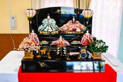 ひな人形を飾りました🎎✨