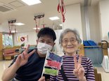 リハビリの先生とハイチーズ✌🏻