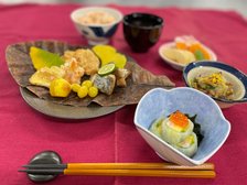 食欲を誘う見た目にもこだわった料理