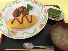 クリスマスメニューのオムライス♪