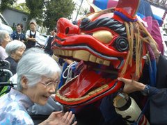 関東三大祭り 幌獅子来園