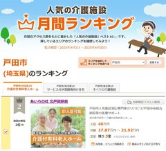 人気施設ランキング2位に選ばれました