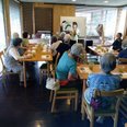 ハウスの茶話会