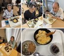 海老フライ🍤カツ丼、ホタルイカマリネ、岐阜名物冷やしたぬき