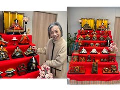 立派な雛人形を飾りました🎎│アルファリビング京都北山