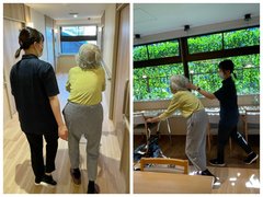 暑い日は施設の中でリハビリを🚶 ♀️│アルファリビング京都北山