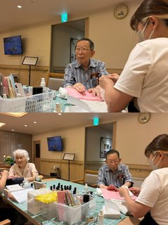 ネイルで気分もあがりました♪│アルファリビング京都北山