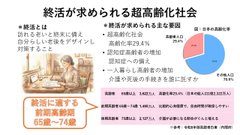 終活と中銀ライフケア熱海①終活が求められる超高齢化社会