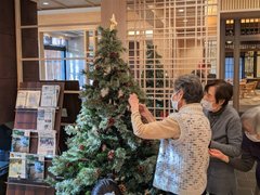 玻璃より～♬ クリスマスツリー♬