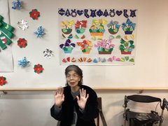 クリスマスの飾りを作りました!