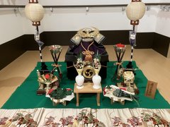 五月人形を飾り付けました!