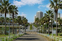 新浦安駅から海までの大通り:シンボルロード(園から徒歩3分)