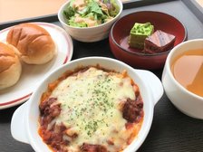 昼食の一例:ミートグラタン