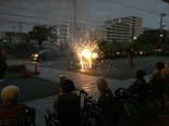 ケアハウス宝塚5階 9月 花火レクリエーション