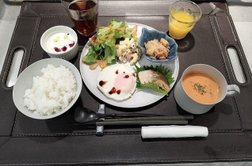 和朝食の提供です。