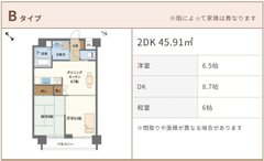 新着の空室情報 2DKの空きが出ました!
