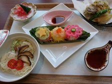 七夕の日の夕食です。