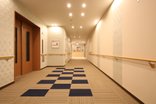 暑さや雨を気にせず移動出来る館内廊下