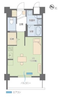 ★新着空室情報★ 209号室(37.5㎡・1R) 入居者様募集中!