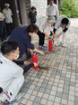 消防避難訓練実施