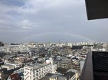13階食堂から虹が見えました!